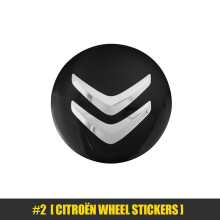 56mm Car Styling Radnabe,, Schwarz silber