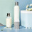 5Petits Flacons Plastique Argenté Portables Pour 7