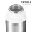 5Petits Flacons Plastique Argenté Portables Pour 8