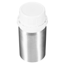 5Petits Flacons Plastique Argenté Portables Pour