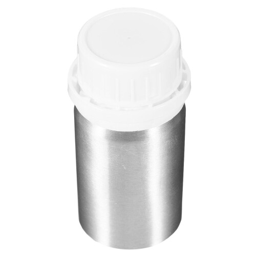 5Petits Flacons Plastique Argenté Portables Pour
