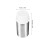 5Petits Flacons Plastique Argenté Portables Pour 3