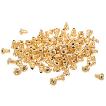 100 stuks metalen oorbelachterkanten voor diy oorbellen
