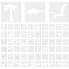60 tiertier-motive schablonen, sprüh- und filigranschablonen