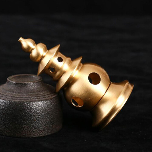 brass antique incense censer for study room decor 2