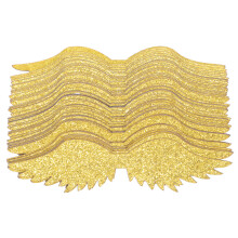 50Pcs Golden Paper Cake Inserts Adorable Cake Decoration Props