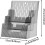 Vertical Document Holder Wall Mount For Mail And Letter Organization Gray On Wall Organizer 4