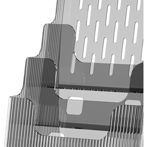 Vertical Document Holder Wall Mount For Mail And Letter Organization Gray On Wall Organizer 2