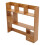 (Pine Color) Desktop Bookshelf Home Office Desk Organizer 1