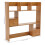 (Pine Color) Desktop Bookshelf Home Office Desk Organizer 2
