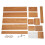 (Pine Color) Desktop Bookshelf Home Office Desk Organizer 3