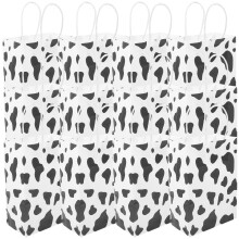 12 kuhtaschen mit henkeln, papiertaschen für schmuckverpackung