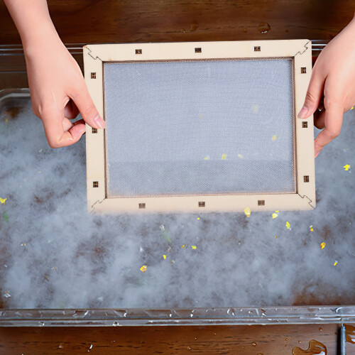 2St Handgemaakte Papier Frame Met Stevig Gaas Voor DIY 2
