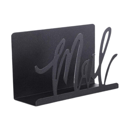 Mail Storage Organizer Letter Holder Space-Saving Display Cutout Envelope Rack For Entryway Porch