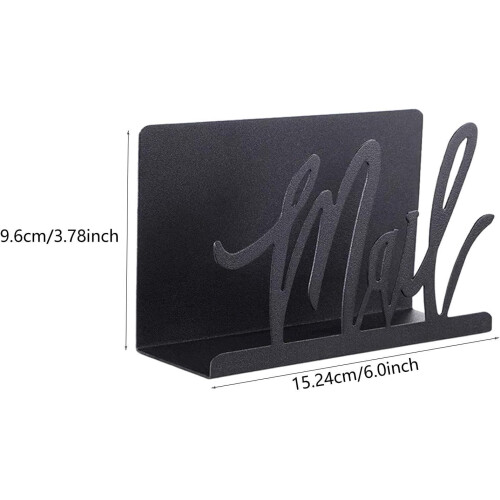 Mail Storage Organizer Letter Holder Space-Saving Display Cutout Envelope Rack For Entryway Porch 1