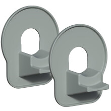 Pool Hose Brackets High Capacity Pipe Stabilizers Equipment Holder Textured Pool Pipe Holder Two Pieces