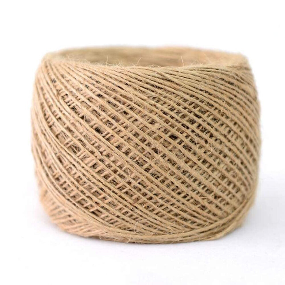 Natural Jute Rope 50M, 8Mm Diameter, Garden Twine, Burlap Rope, Jute Twine String For Marine Diy Projects 9016109148117