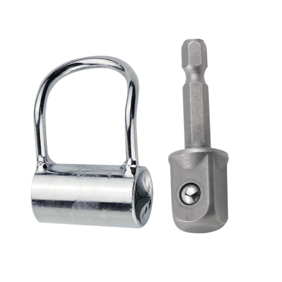 Plumbing Wrench Under-Sink Compact Hand Tool For Tight Spaces, Silver Finish, Bathroom Toilet Kitchen Maintenance 9354506000936