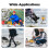 6L Portable Kerosene Heater 18 Hours Warming Time 8