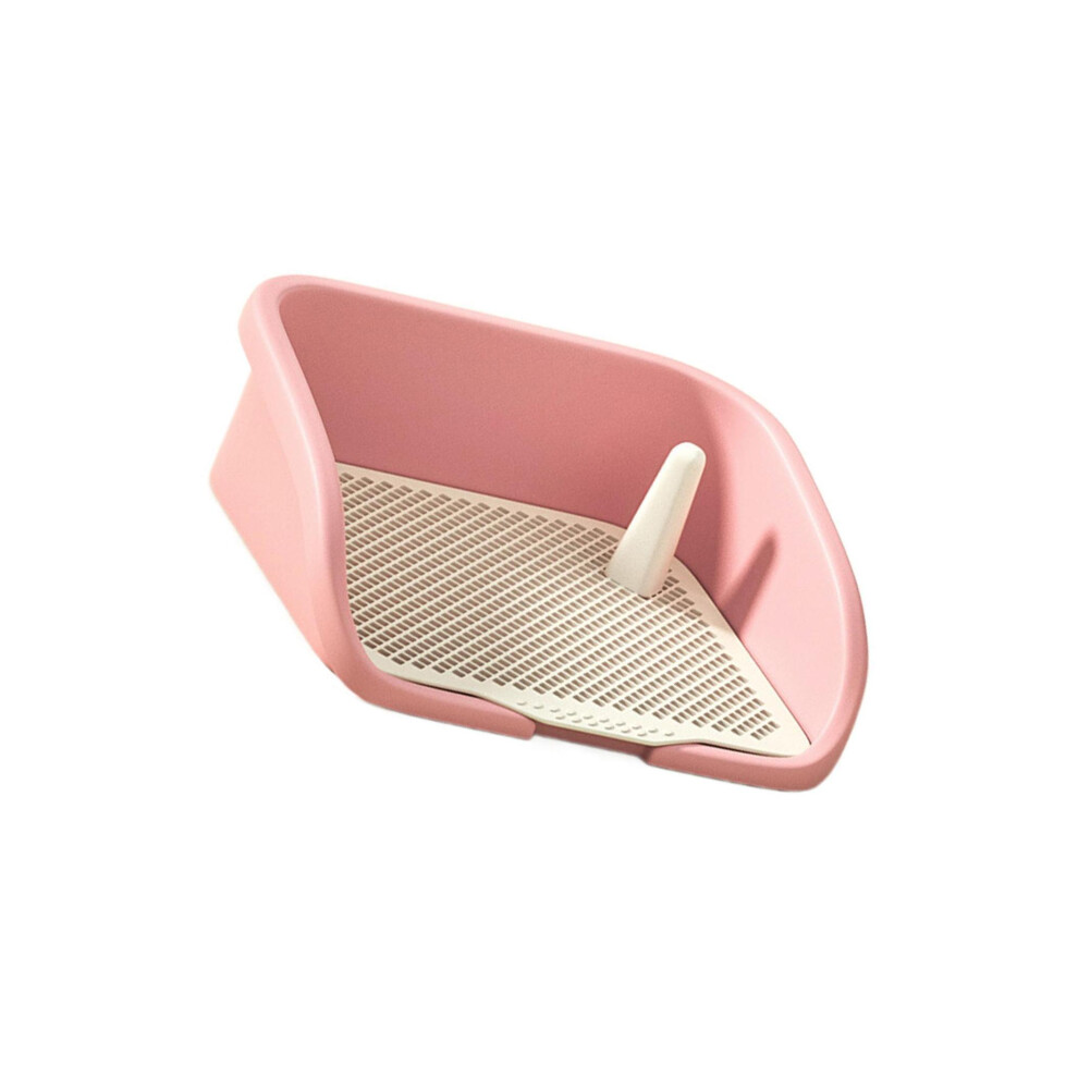 (Pink, L) Pet Training Toilet Urinal Dog itter Tray Keep Paws and Floors Clean-image-OPC-PKSQB68-NEW