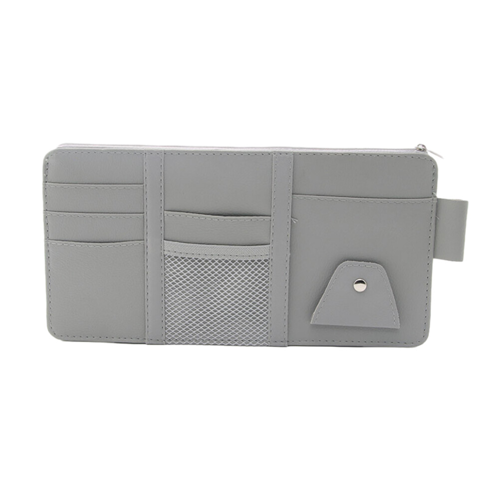 (Grey zips upgrade) Efficient Car Supplies - Sunshield Organizer For Easy Access Organize-image-OPC-PKSQCK9-NEW