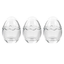 3Stk Glas Pudding Formen Eierförmig Für Backen Und Eiscreme Zuhause