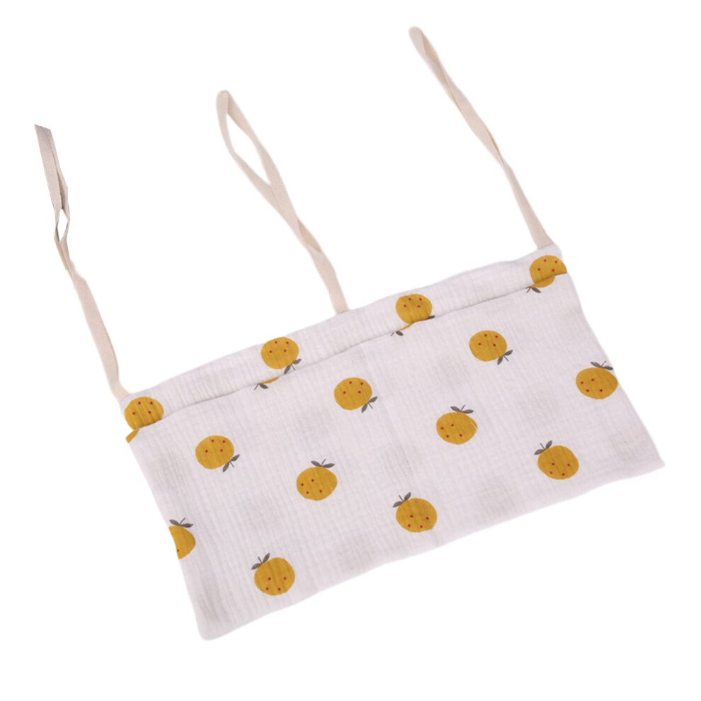 Baby Diaper Crib Diaper Stacker Crib Hanging Diaper Organizer For Changing Table Storage Bag Yellow