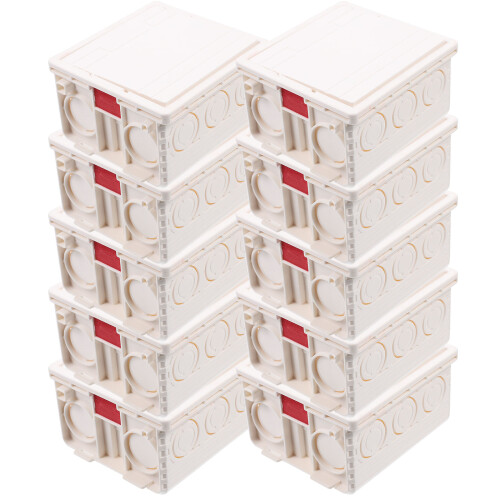 10 sets 86-type wandstopcontactdozen bevestigingsdoos aansluitdozen