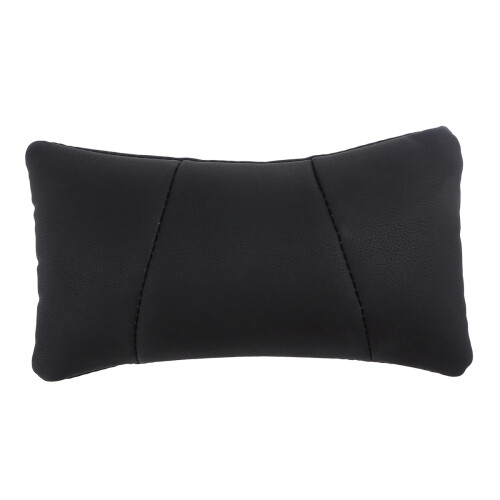 1pack Neck Pillow Driving Pu Sweatproof Black For