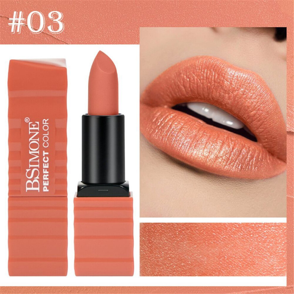 (Type#3) Bsimone Matte Lipstick Texture Moisturizing Lasting Non-fading Smooth Non-card-image-OPC-PKSQHDY-NEW