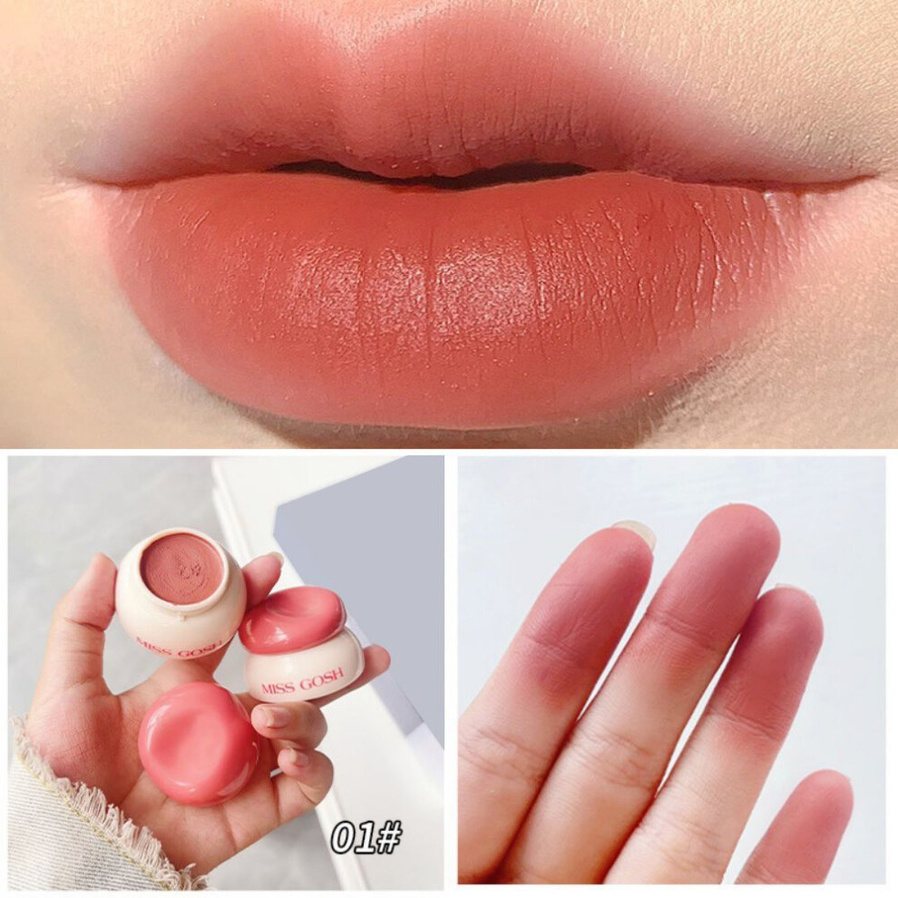 (Type#1) Missgosh New Product Honey Pot Velvet Mist Lip Mud Blush Two-in-one European And-image-OPC-PKSQHNT-NEW