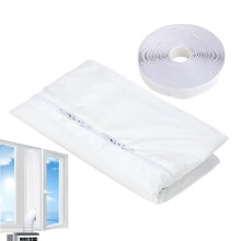 Window Blocking Kit for AC Heat Blocker Vent Cover Panel, Adjustable Draft Stopper, Summer Insulation Weatherproof