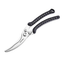 Heavy Duty Kitchen Scissors, Stainless Steel Poultry Shears with Safety Lock and Non-Slip Handle, Large Kitchen Scissors for Cutting Chicken and