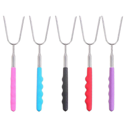Pack Extendable Stainless Steel Skewers for Camping BBQ