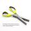 5-layer stainless steel scissors, herb and spice scissors, kitchen tools with cleaning comb 3
