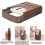 Foldable and Adjustable Bread Slicer, Fast Cutting, Even Thickness, Bread Knife 4