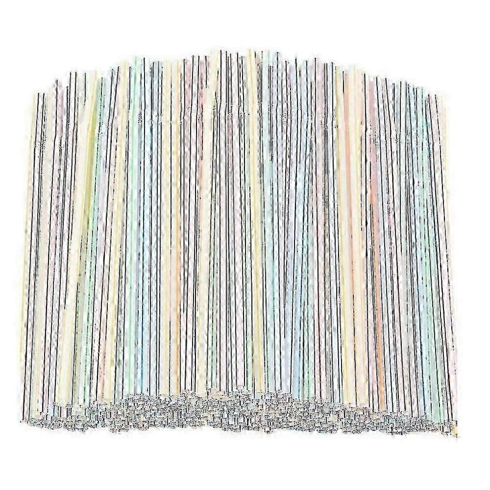 （100pcs） 1000pcs Disposable Plastic Drinking Straws, Meet European Standards