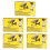 5 24-uurs internetmonitor waarschuwingssticker met logo, 1