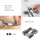 Pack Heavy Duty Kitchen Scissors, General Purpose Kitchen Shears for Chicken/Poultry/Fish/Meat 4