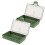 2Pcs Angelhaken Köder Gadget Box Mini PP 9