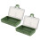 2Pcs Angelhaken Köder Gadget Box Mini PP 7