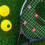 4 silikon tennisschwingungsdämpfer flaggenmuster für 9