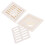2pcs square plastic floor drain insert with filter for pool drainage 8