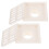 2pcs square plastic floor drain insert with filter for pool drainage 9