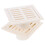 2pcs square plastic floor drain insert with filter for pool drainage 1