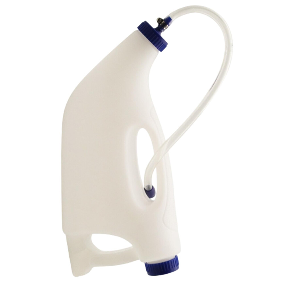 Goat Bottles for Feeding Baby Goats 4L Calf Tube Feeder Portable Bottle With Flexible Hose Air Vent