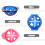 6Sets Lines Drawer Zwart Plastic Golfbal Marker Gemakkelijk 10