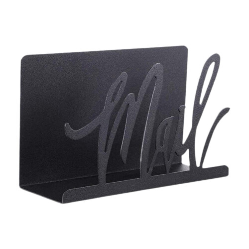 Mail Holder Organizer For Entryway With Cutout Design For Letters And Envelopes