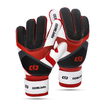 Latex Soccer Goalkeeper Gloves With Strong Grips, Sizes S-XL, Premium Latex Palm, Training Goalie Gloves, Black