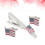1Set Premium Amerikaanse Dasspeld En Manchetknopen Set 4